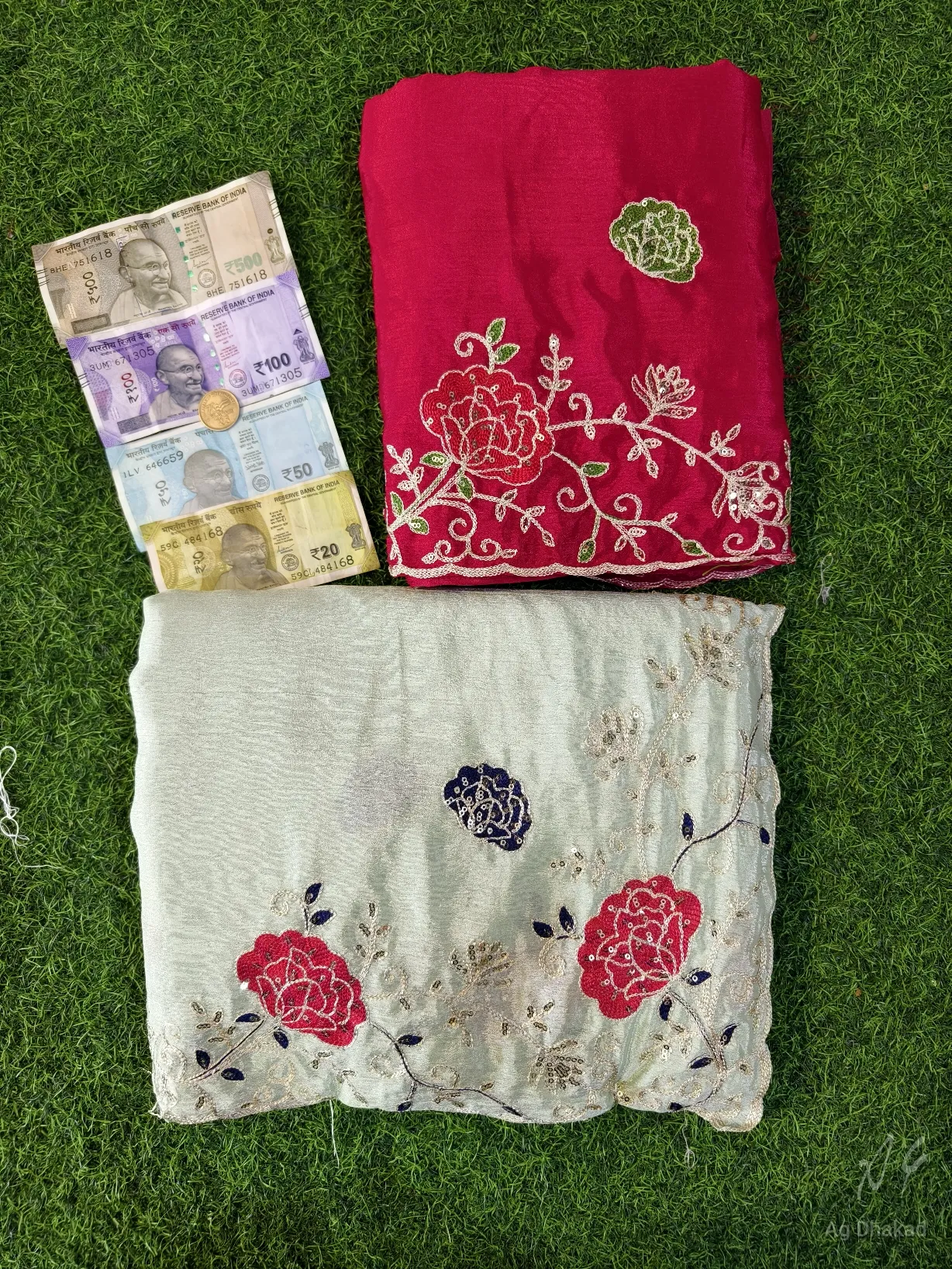 675 wali pista saree