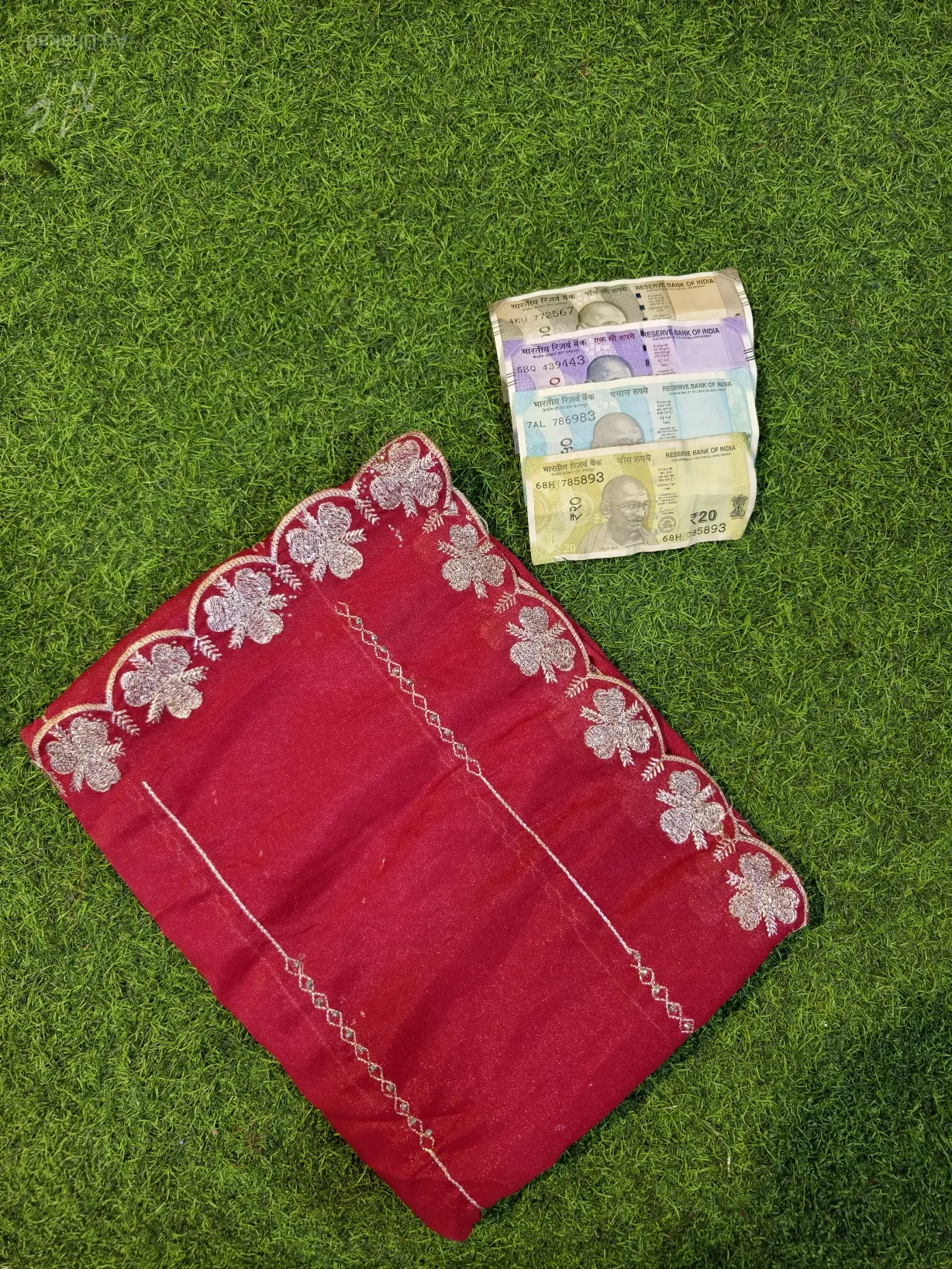 White flower saree-04